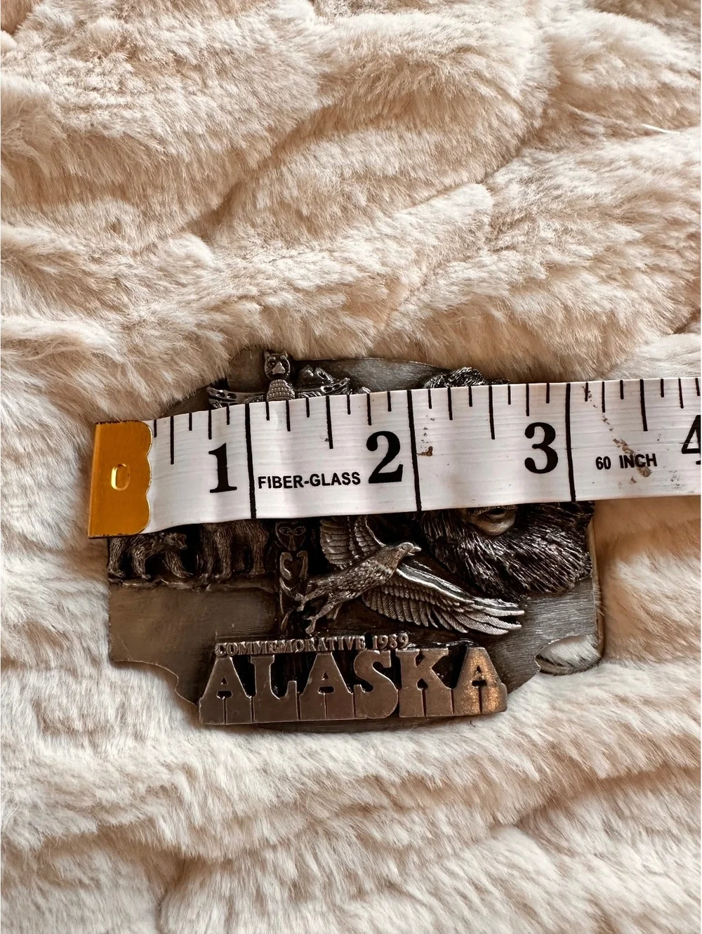 Vintage Alaska Commemorative Limited Edition belt buckle by Siskiyou Buckle Co.
